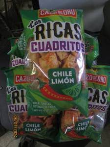 lot 182 image: 64 oz bags of las ricas chil limon wheat snacks best buy date of march 2024
