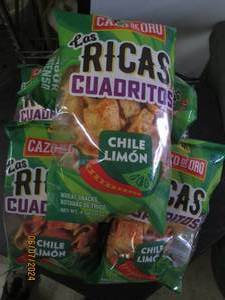 lot 183 image: 64 oz bags of las ricas chil limon wheat snacks best buy date of march 2024