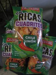 lot 185 image: 64 oz bags of las ricas chil limon wheat snacks best buy date of march 2024