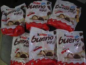 lot 205 image: 6 3.8 oz bags of kinder bueno minis best buy date of 62024