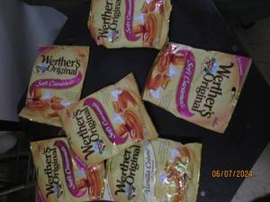 lot 237 image: 64.51 oz bags of werthers originals soft carmels best buy date of 12024