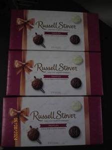lot 287 image: 39.4 oz boxes of russel stover truffles best buy date of 122023