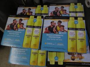 lot 311 image: 6 packages of 2 neutrogena beach defense spf 60 sunscreen