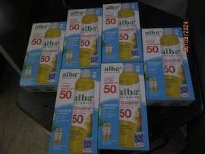 lot 330 image: 6 packages of 2 alba hawaiian sunscren spf 50