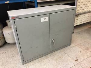 lot 30 image: U-Line Metal 2 Shelf Cabinet