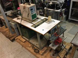 lot 44 image: 15KW High Frequency Induction HeaterPress Station