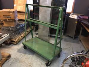 lot 65 image: Heavy Duty Panel Cart - 2 Sided