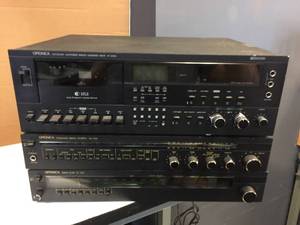 lot 105 image: 3 Optonica Stereo - Amplifier - Cassette Deck