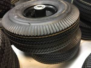 lot 113 image: Pair 4.103.50-4 Utility Wheels - Like New