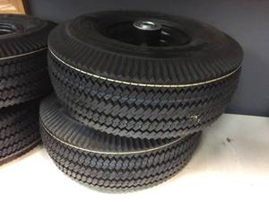 lot 114 image: Pair 4.103.50-4 Utility Wheels - Like New
