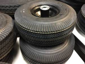 lot 120 image: Pair 4.103.50-4 Utility Wheels - Like New