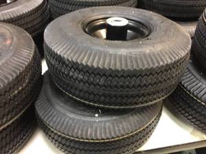 lot 121 image: Pair 4.103.50-4 Utility Wheels - Like New