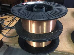 lot 159 image: 2 Partial Spools WELDCOTE Mig Wire ER70S-6
