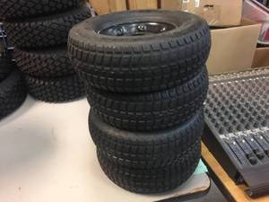 lot 166 image: Set of 4 Hard Rubber Utility 10 Wheels - Like New