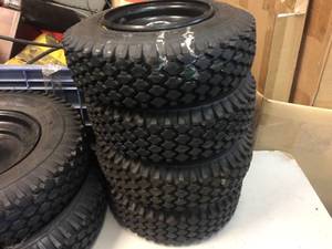 lot 167 image: Set of 4 Utility Wheels 4.103.50-6 - Like New