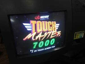 lot 206 image: Vintage Midway Games Touchmaster 7000 Game System