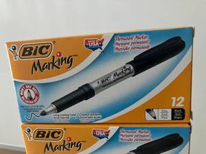 BIC Black Permanent Markers