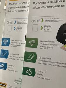 Thermal Laminating Pouches