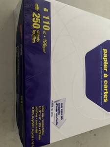 White Card Stock