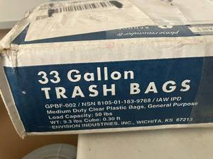 33 Gallon Trash Bags