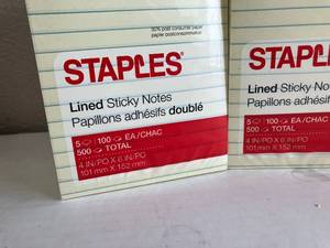 Large Lined Sticky Notes