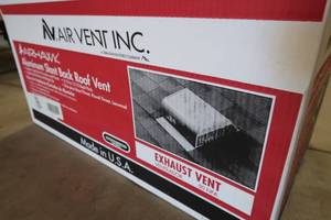 lot 37 image: NEW ALUMINUM SLANT BACK ROOF VENTS