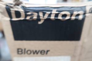 lot 46 image: NEW DAYTON BLOWER (STILL IN BOX)