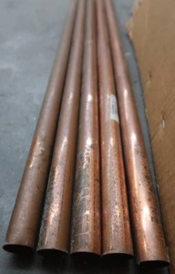 lot 49 image: 5 NEW 10 X 34 COPPER PIPE