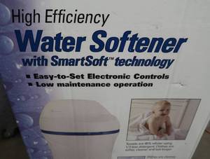lot 60 image: NIB GE WATER SOFTENER  SSMARTSOFT TECHNOLOGY