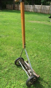 lot 126 image: VINTAGE PUSH MOWER