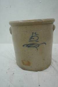 lot 10 image: 5 Gallon Salt Glazed Pot