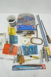 lot 51 image: Variety of Drill Accessories, Tools