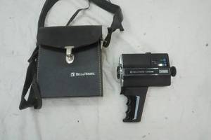 lot 56 image: Vintage Bell & Howell AutoLoad Recorder with case
