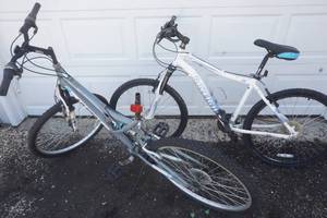 lot 99 image: National 12 Speed and a Huffy Omni 10 Speed (both need TLC)