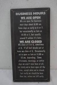 lot 147 image: Business Decor Sign