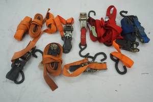 lot 154 image: Variety of 1 Ratchet Straps
