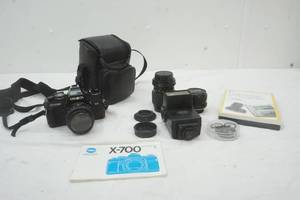 lot 171 image: 1984 Minolta X-700 Camera with Lenses, Flash used 35 Millimeter Film