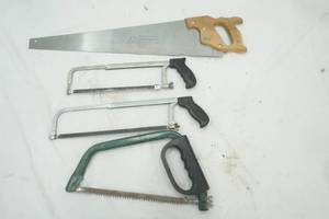 lot 216 image: Variety of Hand Saws