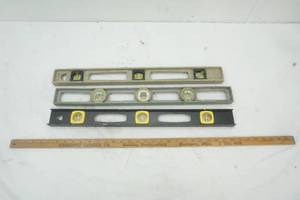 lot 217 image: Yardstick and Three Levelers