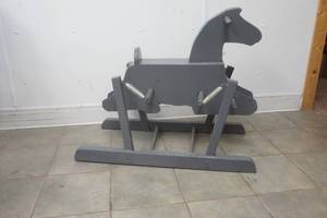 lot 226 image: Homemade Wood Horse