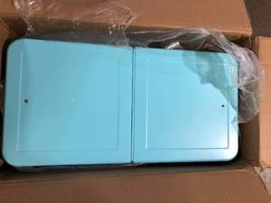 lot 47 image: Patio Cooler Turquoise Customer Returns See Pictures