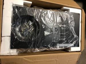 lot 2 image: OKLAHOMA JOES 3-Burner Canyon Combo Charcoal and Gas Smoker and Grill in Black   Customer Returns See Picture