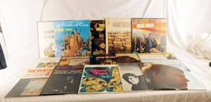 lot 44 image: Lot of 15 Vintage Vinyl Albums including Tony Bennett, Peter Paul and Mary, Disco Teen 66 and more