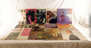 lot 45 image: Lot of 15 Vintage Vinyl Albums including Johnny Cash, Simon and Garfunkel, The Good The Bad and The Ugly Soundtrack and more