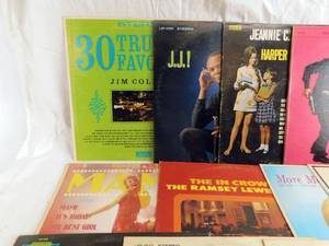 lot 46 image: Lot of 15 Vintage Vinyl Albums including Johnny Cash, Gunfight Ballads, Nancy Sinatra and more