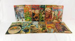 lot 20 image: Lot of 12 Vintage 1950s Military Comic Books including Steve Canyon, Our Fighing Men In Action, Navy Task Force and More