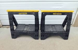 lot 83 image: Pair of Storehorse Folding Sawhorses