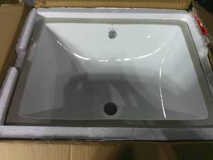 lot 7 image: 20 x 15 Rectangular Under Mounted Bathroom Sink