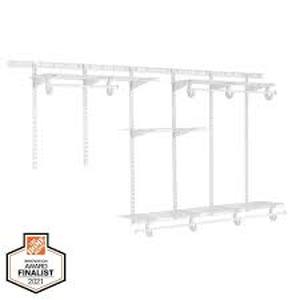 lot 13 image: Everbilt 5 ft. - 8 ft. Heavy Duty Closet Organizer Kit