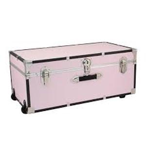lot 33 image: Seward Trunk Seward Explorer 30 in. Trunk with Wheels & Lock, Blush